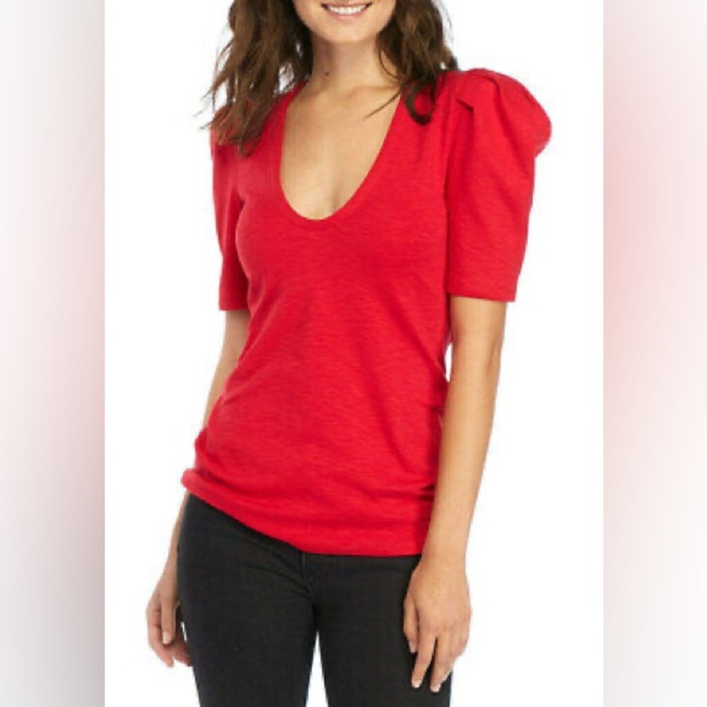 Free People | Ellery Puff-Sleeve Tee XS